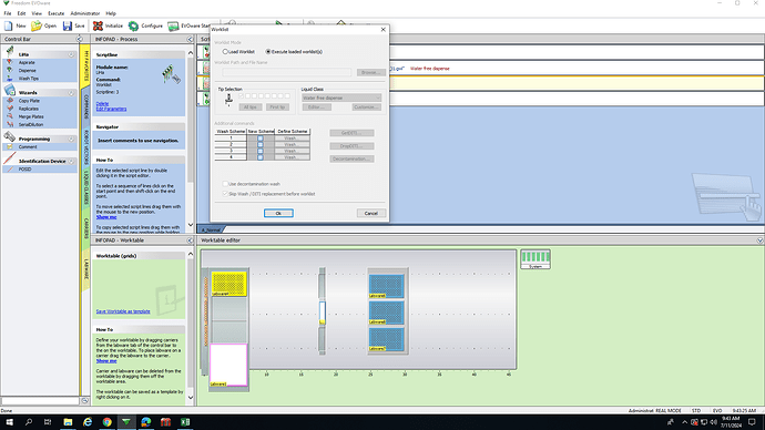Execute worklist