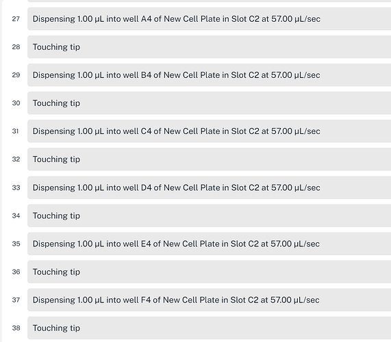 opentrons flex run preiview