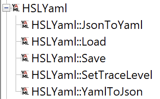 HSLYaml Venus Library Functions